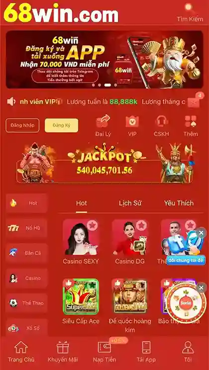 Tải App 68WIN